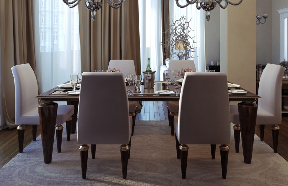 Luxury Living Room & Dining Area | Dining Area | Interior Designers